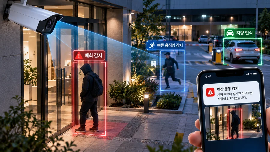AI 움직임 및 이상행동 감지